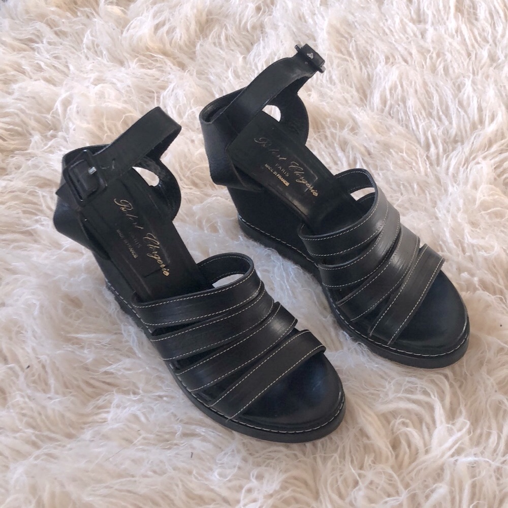 Vintage Robert Clergerie Strappy Wedge Sandals